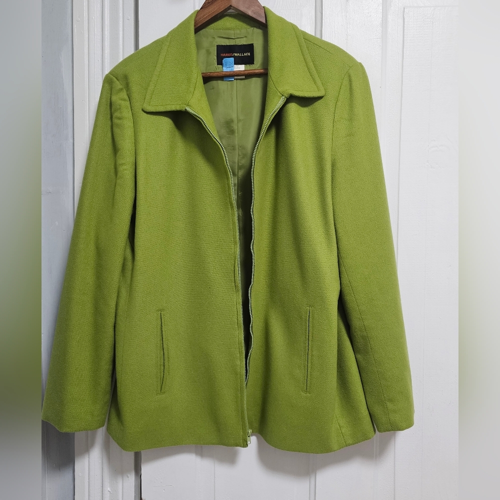 Harris Wallace Lime Green Women's Jacket